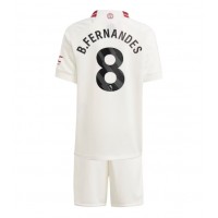 Dres Manchester United Bruno Fernandes #8 Tretina pre deti 2023-24 Krátky Rukáv (+ trenírky)